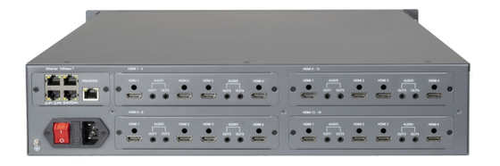 PM60MA3H/00-16H IP 비디오 매트릭스 시스템 16CH 출력 HDMI 입력 비디오 IP 비디오 벽 관리