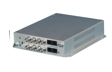 디지털 광섬유 트랜시버 단일 모드 또는 다중 모드 AV 전송 8CH BNC 입력